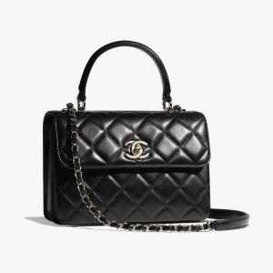 香奈兒女包官方網站旗艦店CHANEL口蓋包 配以手柄