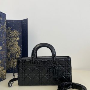 Indonesia 迪奧 Dior D-joy油蠟黑繫列迪奧女士包包價格和圖片