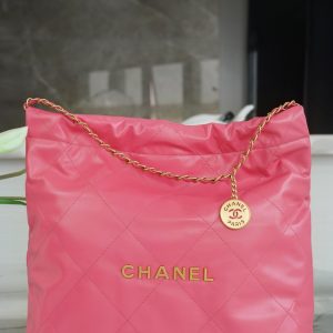 香港葵青區 CHANEL 23C 22手袋珊瑚粉 中號 香奈兒22手袋官網