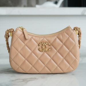 Japan CHANEL 23k 小號奶茶杏 正品皮 官方網站香奈兒包包