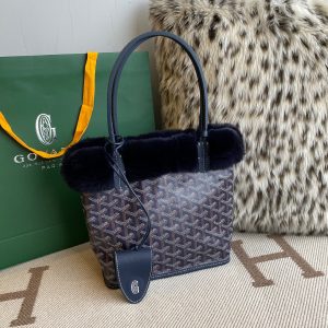 Australian Canberra 戈雅包包正品價格圖片Goyard兔毛mini tote