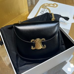 United Arab Emirates 思琳老花馬鞍包真假鑒別Celine 鏈條馬鞍包