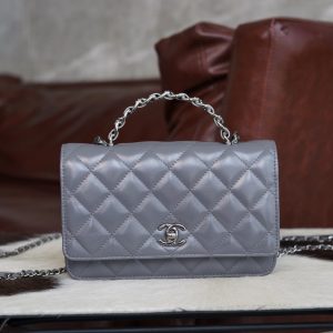 Australian Canberra香奈兒手柄包有哪些繫列Chanel 23k新款水鉆手柄woc