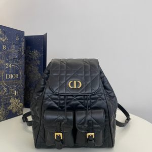 Dubai Dior Caro秋冬繫列雙肩包 迪奧包包怎麽分辨是不是正品