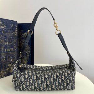 Taiwan迪奧包包官網中國官方旗艦店Dior Journey繫列中號藍佈
