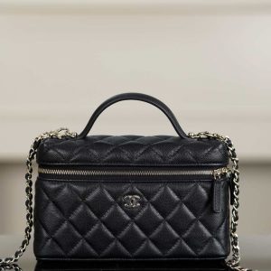 Saudi Arabia Riyadh chanel 25c 新款飯盒包 黑金 荔枝牛