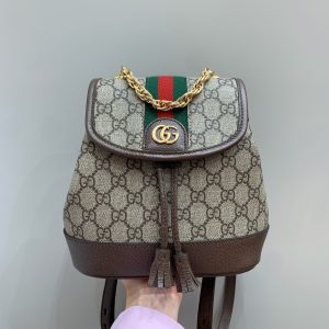 Hong kong Gucc1 Ophidia mini背包古馳包包的標誌圖案 logo