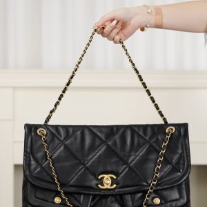 Canada CHANEL25k雙口袋口蓋包 香奈兒口蓋包價格