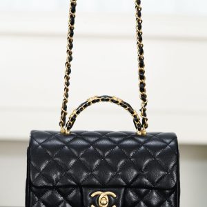 Dubai 香奈兒包包價格和圖片 Chanel𝟐𝟓𝐁雙𝐂手柄𝐂𝐅大𝐦𝐢𝐧𝐢黑色